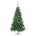 thumbnail image 1 of vidaXL Artificial Pre-lit Christmas Tree with Ball Set 150 cm Green, 1 of 5