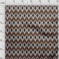 thumbnail image 2 of oneOone Tissu Viscose Georgette Imprimé Géométrique Ikat au Mètre 42 Pouces de Large, 2 of 4