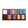 thumbnail image 1 of Face Body Painting Kit 26 Colors Rainbow Water Based Split Cake Paint for Halloween Christmas Party Makeup Set, 1 of 7