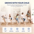 thumbnail image 4 of MotionGrey Blessy Wooden High Chair Frame Only - The Perfect Adjustable Baby Highchair Solution for Your Babies and Toddlers or as a Dining Chair. (6 Months up to 250 Lb) - Wood, 4 of 7