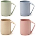 thumbnail image 1 of Upstyle Environmentally Friendly Healthy Wheat Straw, Biodegradable, Bamboo Plastic Cup, Mug, For Water, Coffee, Milk, Juice Color 1, 1 of 7