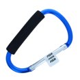 thumbnail image 1 of (6 Pack) Aluminum Multi-Color Carabiner Spring Clip Keychain Blue Jumbo, 1 of 5