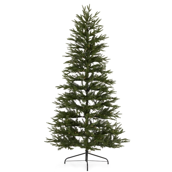 National Tree Company Montgomery Demi-Arbre de Noël Clair Pré-Illuminé de 6,5 Pieds