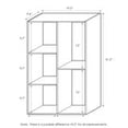thumbnail image 3 of Furinno 11069 Étagère Ouverte Réversible à 5 Cubes, Blanc/rose, 3 of 3