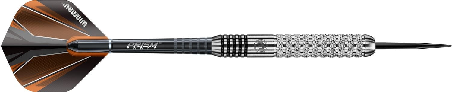Winmau Barbarian Inox Steel Darts, 24 Grams, Steel Tip Set with Prism Force Shafts and Prism Alpha Flights