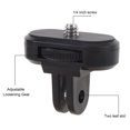 thumbnail image 3 of 1/4 Inch Adapter Screw Head Camera Mount, Anti Slip Silicone Pad Action Camera 1/4 Inch Adapter Tight Fit Stainless Steel Screw Secure Fixing  for Tripod, 3 of 7