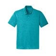 thumbnail image 1 of Gravity Threads Polo Chiné à Traces pour Hommes - Bleu Tropical Chiné - Grand, 1 of 1