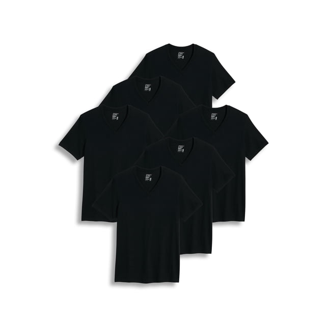 Jockey Men's Big & Tall Classic V-Neck Undershirt - 6 Pack