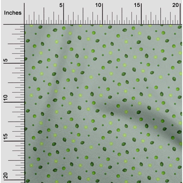oneOone Polyester Lycra Fabric Lemon Vegetable Print Fabric by The Yard 56 Inch Wide