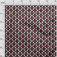 thumbnail image 3 of oneOone Viscose Jersey Red Fabric Poker Card Craft Projects Decor Fabric Printed By The Yard 60 Inch Wide, 3 of 4
