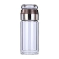 thumbnail image 2 of Iodue Glass&Bottle Infusifie Tea Infuser Double Layered Glass Tea Infuser Bottle Tea Steeper For Loose Tea Portable Tea Water Separation Tea Cup Glass Tea Cup With Infuser And Lid, 2 of 4