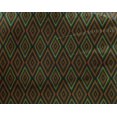 thumbnail image 3 of oneOone Georgette Viscose Fabric Argyle Flame Stitch Print Fabric By The Yard 42 Inch Wide, 3 of 3