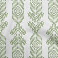 thumbnail image 1 of oneOone Cotton Cambric Light Green Fabric Aztech Craft Projects Decor Fabric Printed By The Yard 42 Inch Wide, 1 of 4