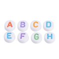 thumbnail image 3 of Perles de Lettres en Acrylique, Perles Rondes Intéressantes et Pratiques, pour Bracelets Enfants, 3 of 8