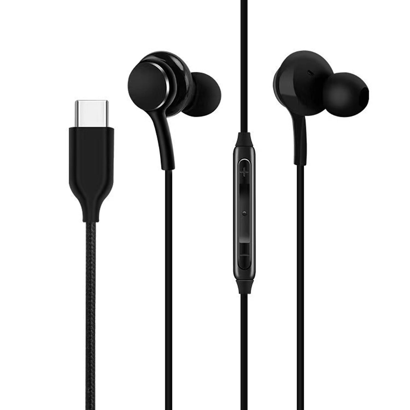 MKHSQHDG Today's Deals Wired Headphones in Ear Type C Digital Headset Online Control Note10 Subwoofer Call Earbuds