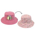 thumbnail image 1 of FlapJackKids - Kids Reversible Mixed Sun Hat - Bees - S (6M-2Y), 1 of 4