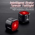 thumbnail image 4 of WEST BIKING Intelligent Bike Taillight Rechargeable Bicycle Rear Light High-Bright Cycling Warning Lamp Waterproof with 6 Light Modes Brake & Light Sensing for MTB Mountain Bike Road Bike, 4 of 8
