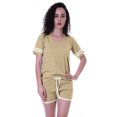 thumbnail image 1 of Moomaya Ensemble de Nuit Uni pour Femmes avec Shorts, Vêtements de Nuit en Coton, 2 Pcs Chemises de Nuit, 1 of 7