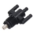 thumbnail image 2 of 7052154, Black OEM Quality Light Weight 3 Way Petcock Fuel Shutoff Valve Direct Replacement  For ATV, 2 of 8