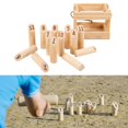 thumbnail image 3 of stanreset Wooden Throwing Game Throwing Bowling Throwing Scatter for Backyard Lawn, 3 of 9