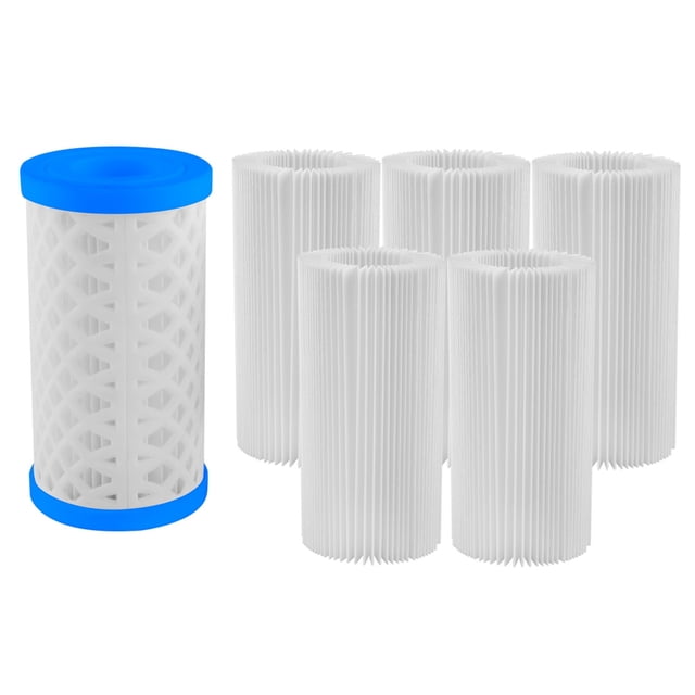 Cartouche de Filtre de Piscine, Cartouche de Filtre pour Pompe de Piscine, Cartouche de Filtre Type B Détachable avec Couvercle en PVC, Filtre de Remplacement Réutilisable pour Piscine pour Enlever les Poils