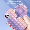 thumbnail image 2 of Fidget Toys Phone Case,Push Poping Bubble Silicone Protecive Phone Case for iPhone7/8/7Plus /8Plus/ X/XS/ XR/XS MAX/11/11Pro/11ProMAX/12/12Pro/ 12ProMAX（Drak Blue-White）, 2 of 7