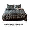 thumbnail image 3 of Dvkptbk The Bedclothes Bed Three Piece Gift Set Home Textile Sanding Three Piece Plain Three Piece Set Machine Washable Bedding Sets Bedding, 3 of 7