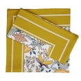 thumbnail image 1 of Vargottam Collection de Luxe Linge de Table Décor Serviette en Coton Tissu Imprimé Serviettes Réutilisables Ensemble de 12, 20 X 20 - Floral Asiatique, 1 of 6