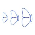 thumbnail image 4 of BUYISI Acrylic Sewing Tool Pretty Butterfly Beautiful Butterfly Stencil Ruler M, 4 of 4