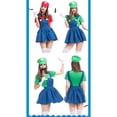 thumbnail image 4 of KAWELL Super Bros Family Costume Cosplay Costume Brothers Halloween Cosplay Costume, 4 of 5