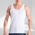 thumbnail image 1 of LOVZFMLL Débardeurs pour Homme Été Couleur Unie Sans Manches Base Sport et Mise en Forme Débardeur à Col Rond, 1 of 6