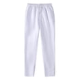 thumbnail image 2 of Men's Hop Casual Pants Solid Color Track Workout Trousers with Lace up and Pocket Design, 2 of 3