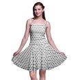 thumbnail image 1 of Bimba Robe Soleil Mini à Bretelles Spaghetti pour Femmes, Haut à Taille Smockée Imprimé Géométrique - Xxx-Grand, 1 of 5