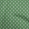 thumbnail image 1 of oneOone Rayon Green Fabric Running Stitch Sewing Material Print Fabric By The Yard 56 Inch Wide, 1 of 4
