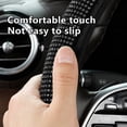 thumbnail image 4 of Dvkptbk Summer Steering Wheel Cover, Rhinestone Steering Wheel Cover with Crystal Diamond for Women, Sparkling Car Wheel Protector Universal Fit 14-15 Inches Steering Wheel Covers Car Accessories, 4 of 7