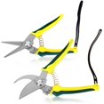 thumbnail image 1 of Garden Pruning Shears 2 Pieces Hedge Shears Secateurs with Locking Handle Tree Cutters, Plant Clippers, 1 of 5