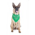 thumbnail image 1 of 2 Pack Paisley Polyester Pets Dogs Bandana Triangle Shape  - Oversized (Green), 1 of 2