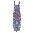 thumbnail image 3 of Birdeem Robe Longue Décontractée pour Femme à Col en V Sans Manches Imprimée, Coupe Ample, Style Camisole, Longue Robe+poche, 3 of 5