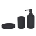thumbnail image 3 of Mainstays Soft Touch Toothbrush Holder, Rubber coated ceramic, 1 toothbrush holder holds toothbrushes and toothpaste, 3 of 4
