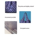 thumbnail image 4 of Waterproof Reusable Shopping Bag with Hidden Compartment, Foldable Nylon Tote for Groceries, Travel, Daily Use, 4 of 8