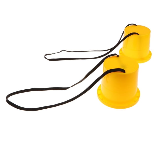 s Kindergarten Sensory Integration Training Walk Stilts Outdoor Playground Game Fun Children Toy - Yellow #2 Yellow 2