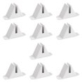 thumbnail image 4 of koolsoo 10 Pieces Dog Fence Support Gate Support Dog Panel Stable AntiSlip Reinforcement Fittings Indoor Fence Feet Garden Fence Base white, 4 of 8