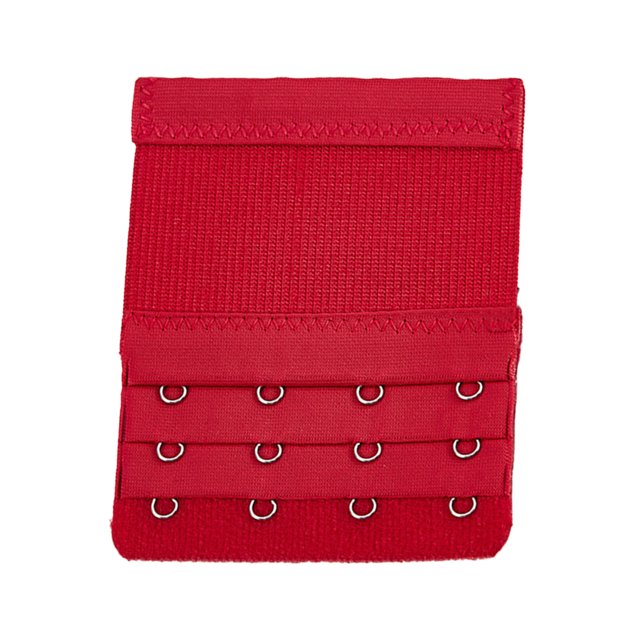 Langgg Extension Strap Bra Extenders Breathable 3 Rows 4 Hooks Adjustable Brassiere Accessories Clips Replacement Intimates wine red