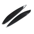 thumbnail image 4 of Headlamp Eyelid, Protective Stylish 2pcs Headlight Eyebrow  For Cars Carbon Fiber Style, 4 of 8