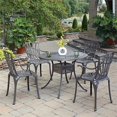 thumbnail image 3 of Homestyles 6661-30 Grenada Table à Manger Extérieure , Kaki Gris - 29 x 42 x 42 Po., 3 of 10
