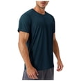 thumbnail image 1 of Taqqpue Men's UPF 50+ Sun Protection Shirts Swim SPF UV Quick Dry Short Sleeve T-Shirts for Athletic Fishing Rash Guard Performance Shirt, 1 of 7
