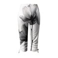 thumbnail image 5 of Pantalon Cargo pour Femmes à Coupe Décontractée par Generic TG, Capris Décontractés Noirs Unis, à Cordon, Raccourcis, Légers, 1 Unité, 5 of 5