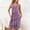 Purple, variant on Sakmal Moomoo Night dress for Women Green Knee Length Soft Vintage Night dress Sleeveless Floral Sleep Tanks with Pockets