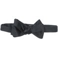thumbnail image 1 of Dion Men's Black All Silk Bow Tie - One Size, 1 of 1