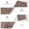 thumbnail image 4 of Ceisia Pantalon Décontracté Ample Uni pour Homme Taille Élastique à Cordon de Serrage Sport Cadeau Travail, 4 of 9
